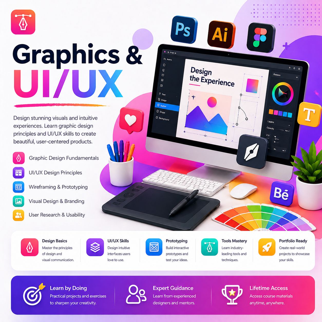 Graphics & UI/UX course image